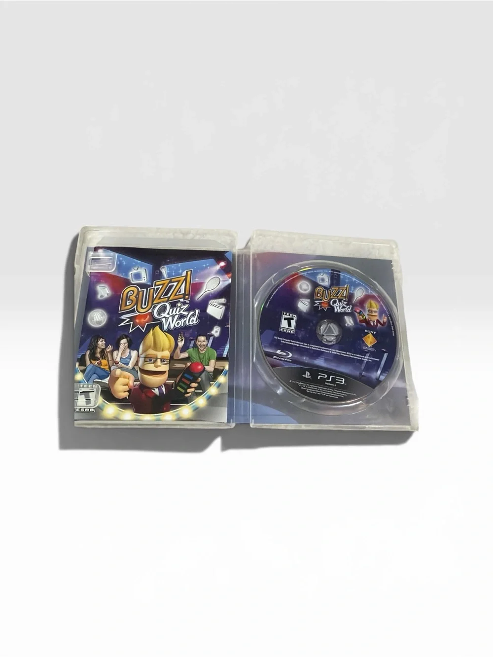 Sony PS3 Buzz! Quiz World - Purple Cover Art